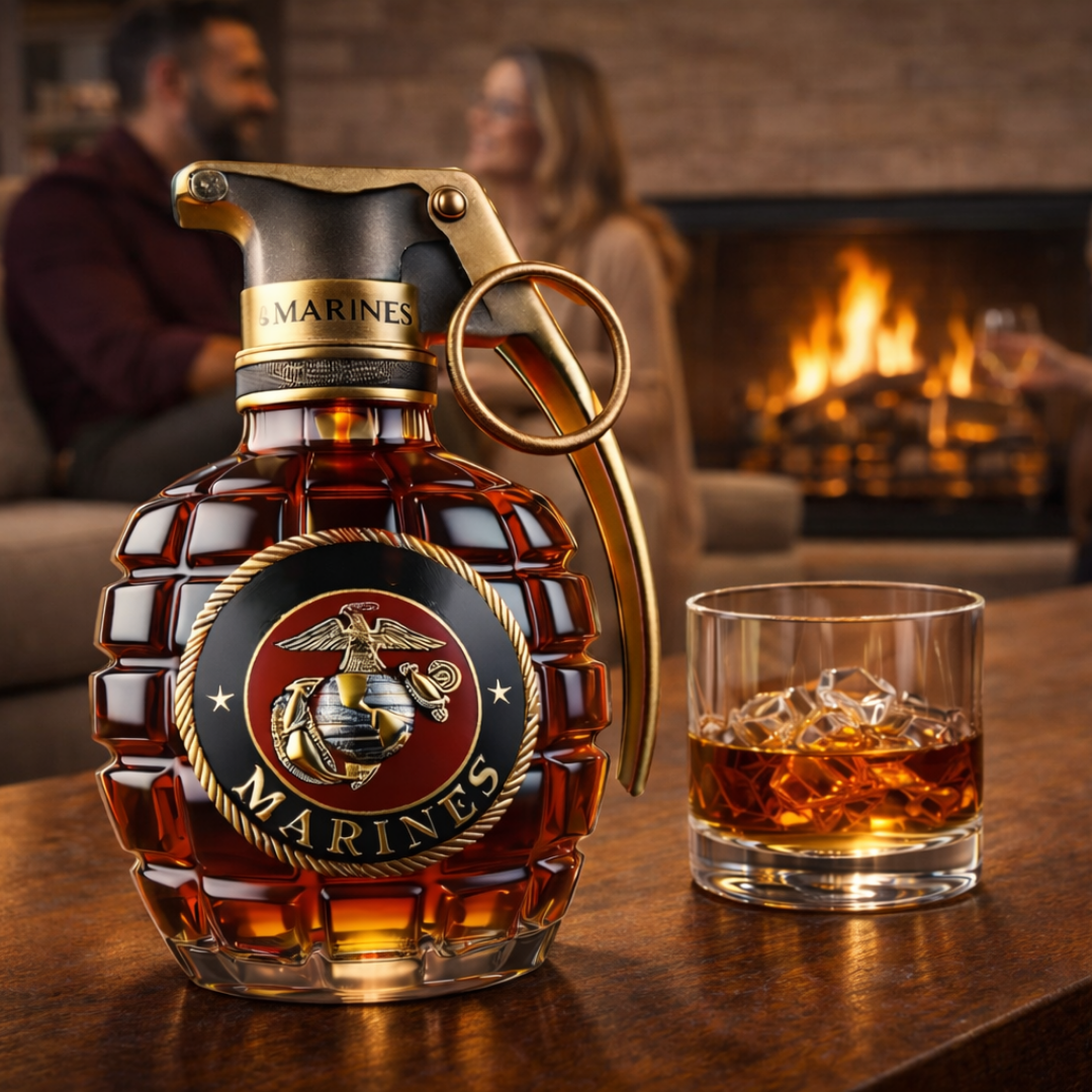 Whiskyflaske - Granatutgave Marines