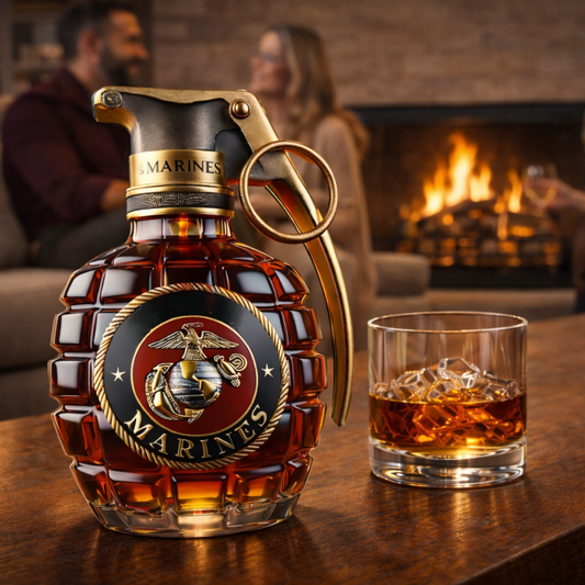 Whiskyflaske - Granatutgave Marines