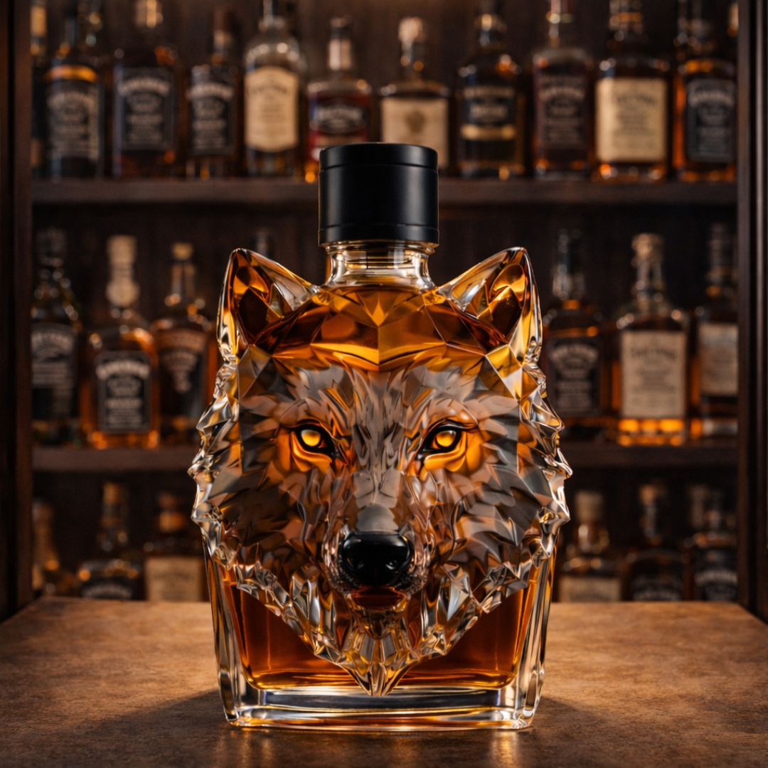 Whiskyflaske - Ulv Edition