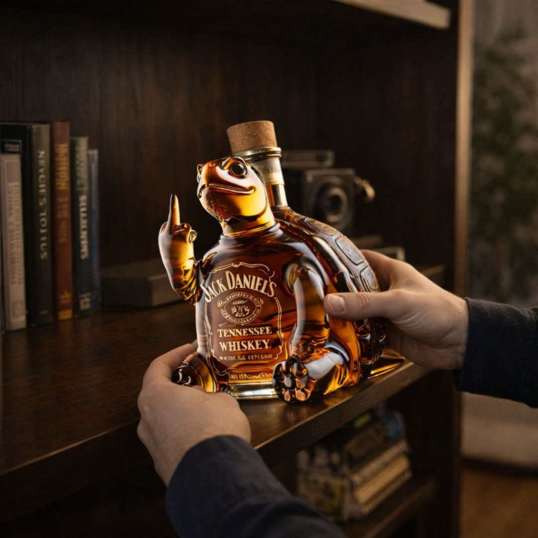 Jack Daniel's Whisky Flaske - Skilpaddeutgave