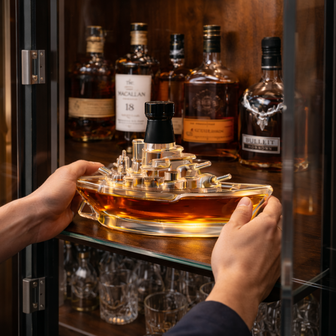 Whiskyflaske - Marineutgave