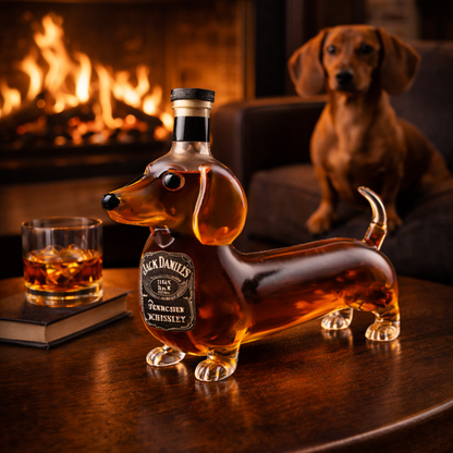 Jack Daniel's Whisky Flaske - Teckel Utgave