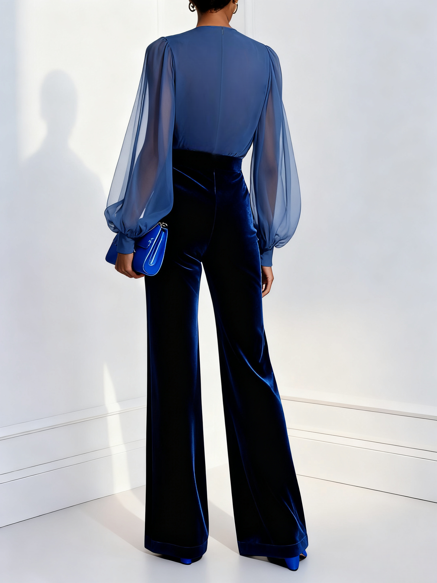 Maud™ || Elegant jumpsuit med V-hals
