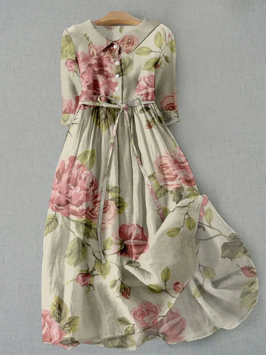 Helena | Vintage blomsterkjole