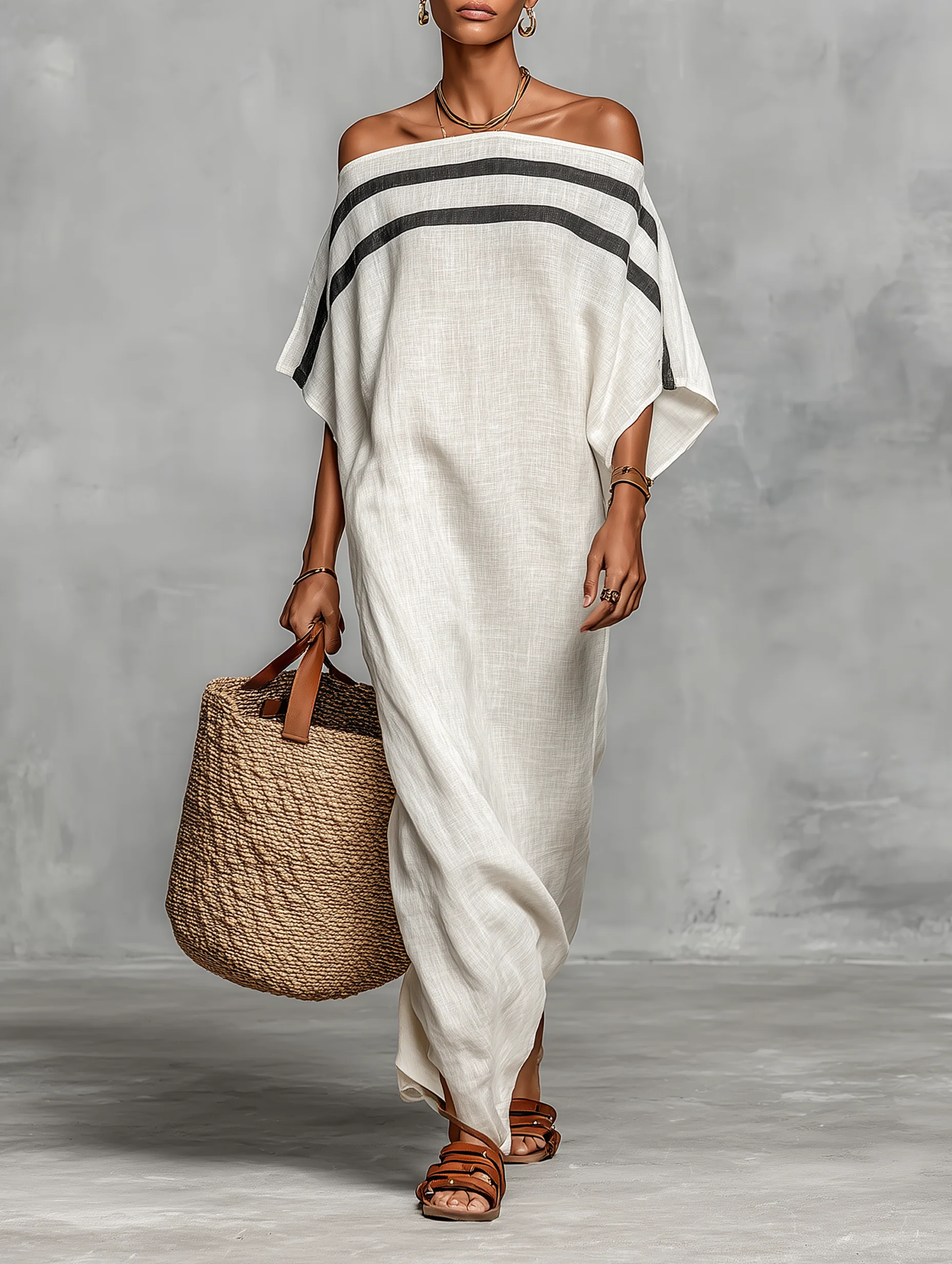 Avelina | Off-Shoulder Kaftan