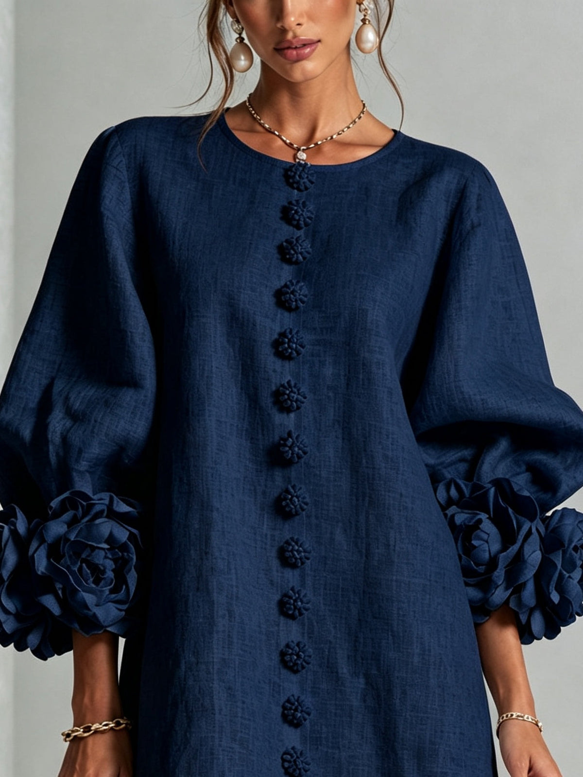 Amelia | Rosetti-hihainen Mini Mekko