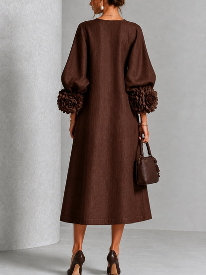 Beverly | Ruusukuppi Midi Mekko