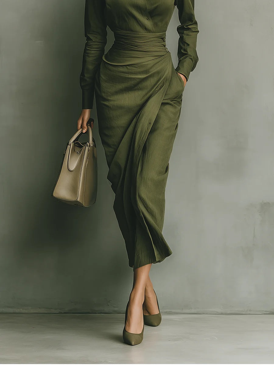 Caterina | Elegant Fitted Maxi Kjole