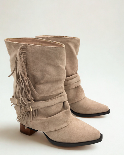 Cody Fringle Khaki Støvler