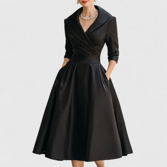 Teresa™ | Midi-kjole med en elegant snitt og en flatterende silhuett