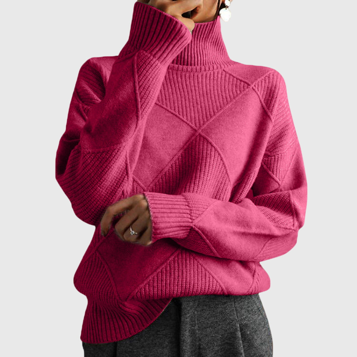 Angela™ | Turtleneck Genser