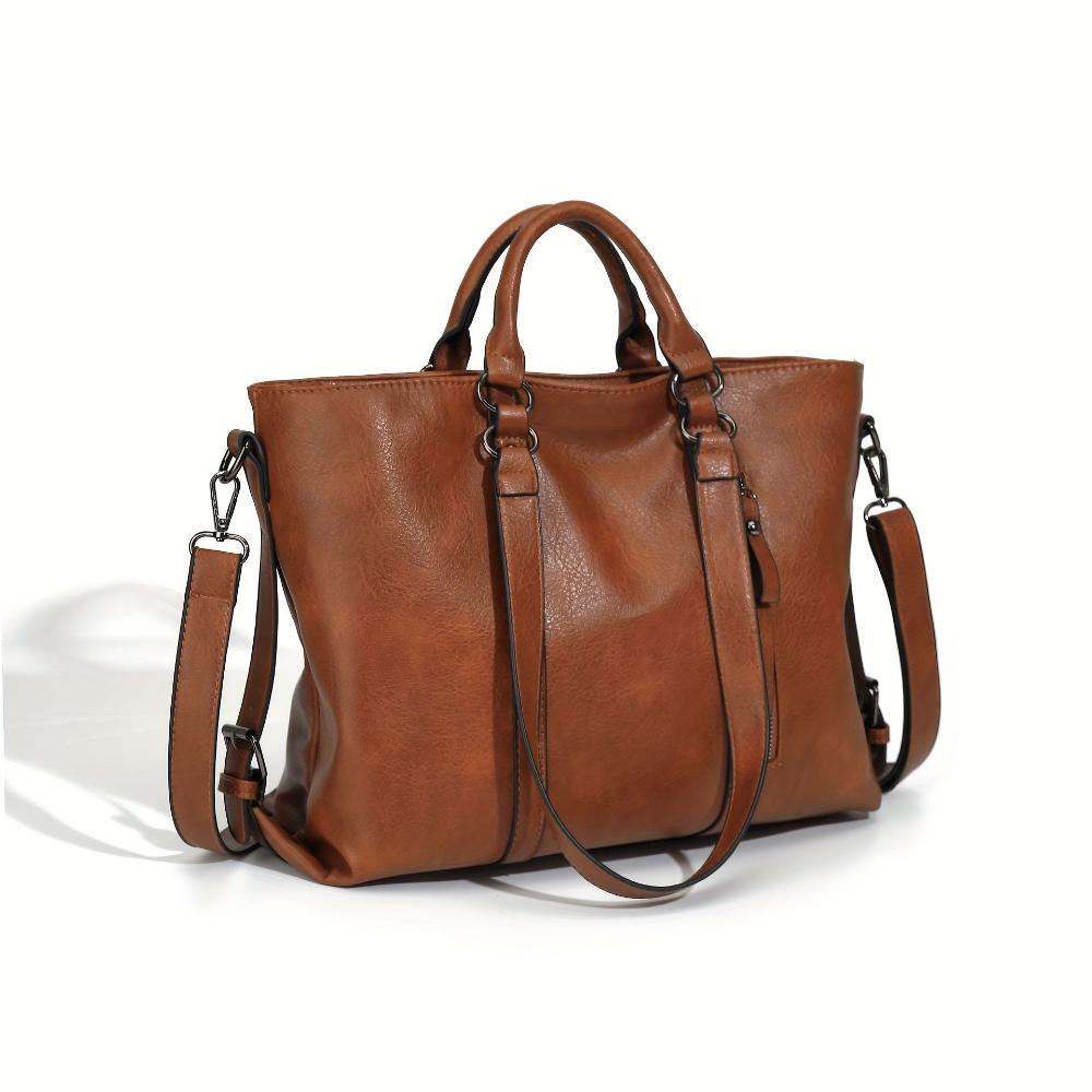 Bianca | Vintage Shopper Bag med Raffinert Eleganse