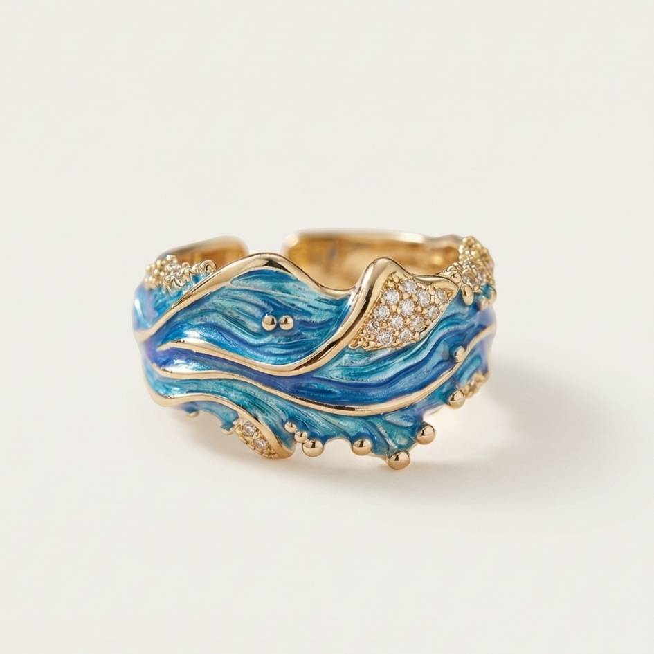 Miralys | Antikk bølget ring