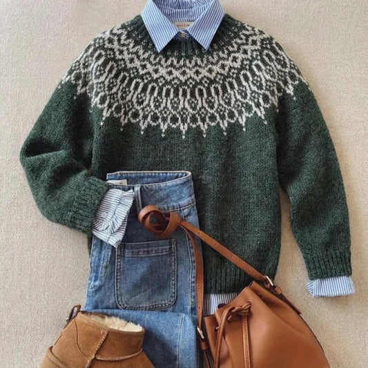 Tundra™ | Klassisk Vintage Strikkegenser