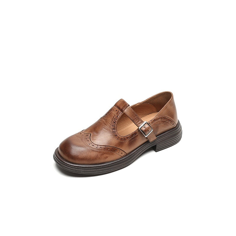 Bernadette | Ajattomat Brogue T-nauha Mary Janes