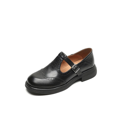 Bernadette | Ajaton Brogue T-nauha Mary Jane -kengät