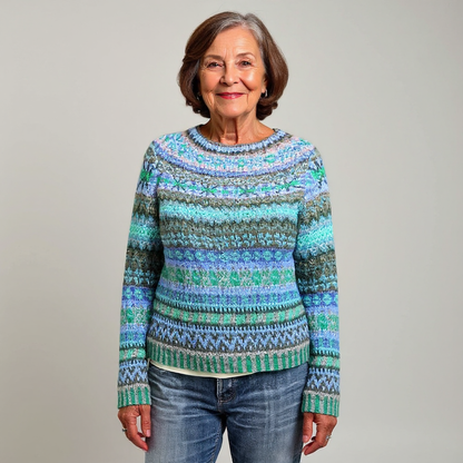 Audrey™| Vintage Islandsk Ullgenser
