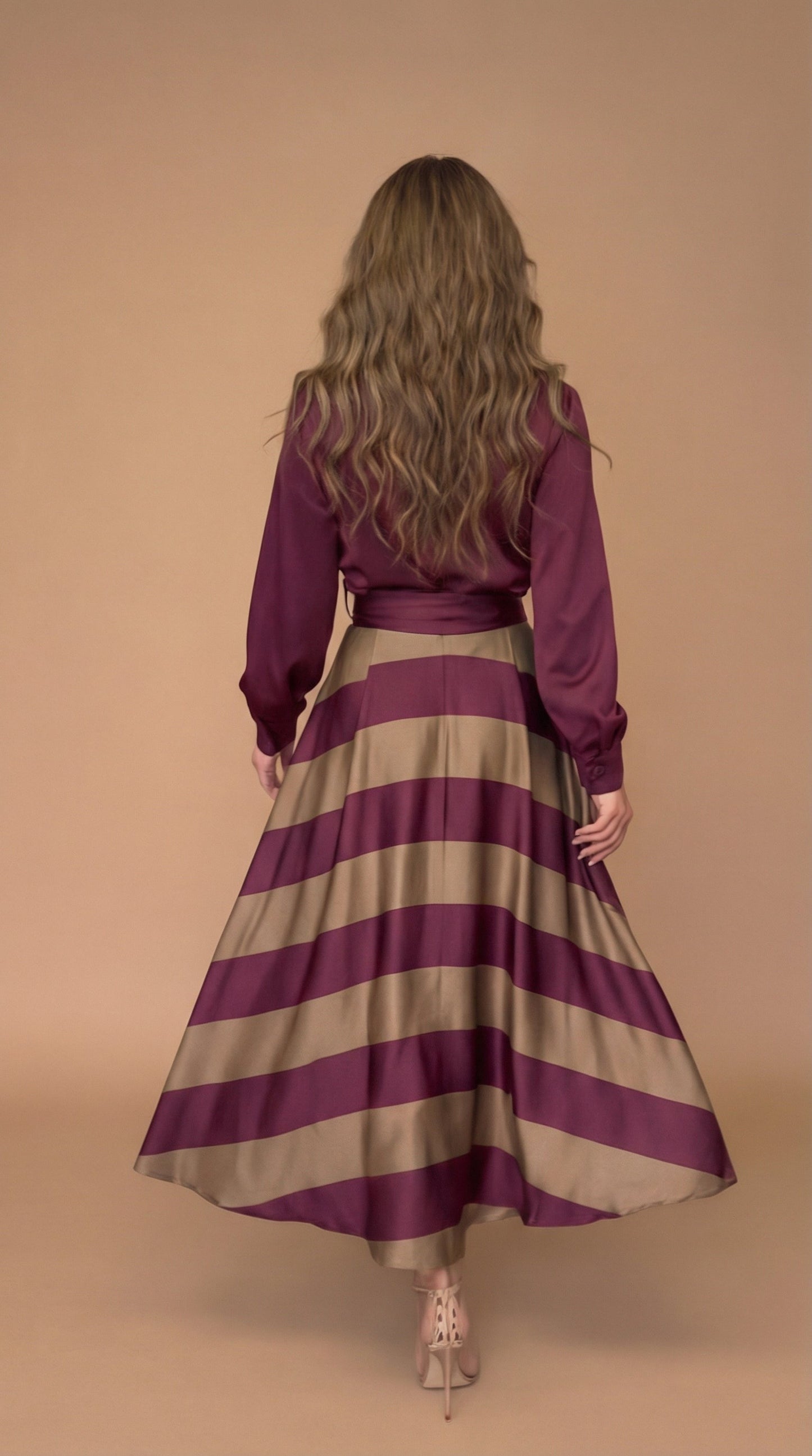 Mila™ | Maxi Stripete Kjole