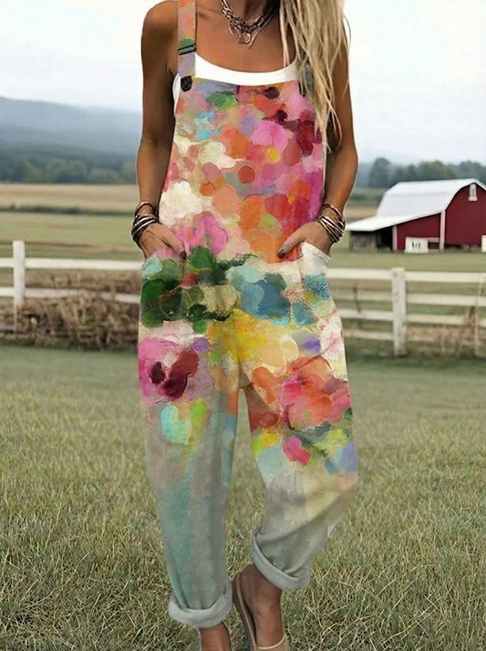 Nicky | Kunstnerisk Blomst Jumpsuit
