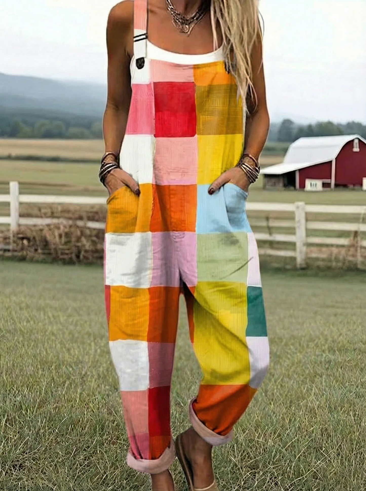 Wilg  | Patchwork Glede Jumpsuit