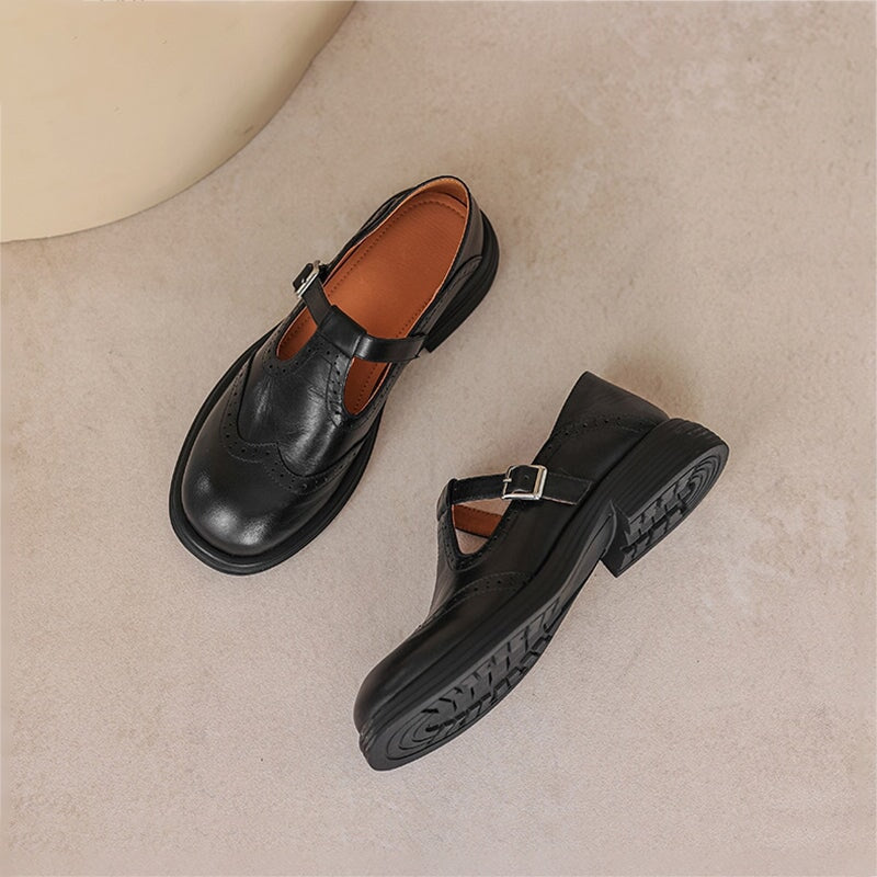 EDITH | T-STRAP MARY JANE FLATS
Regular price